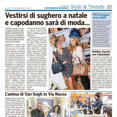 fashionchannel.ch scrive su “20 minuti” (17 dicembre)