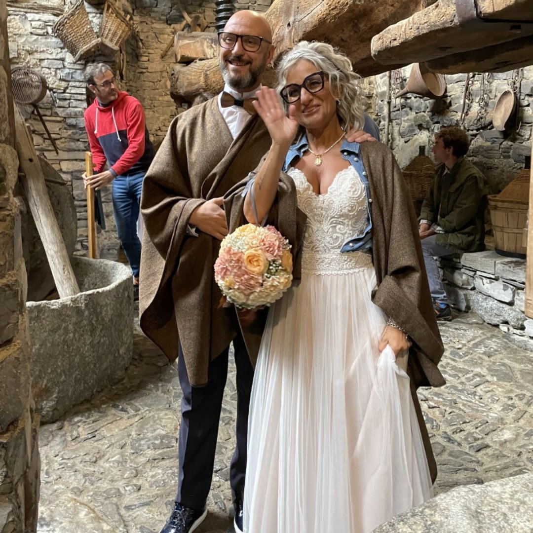 Al Torchio di Palanzo, Atelier Tosetti veste il matrimonio dei vip