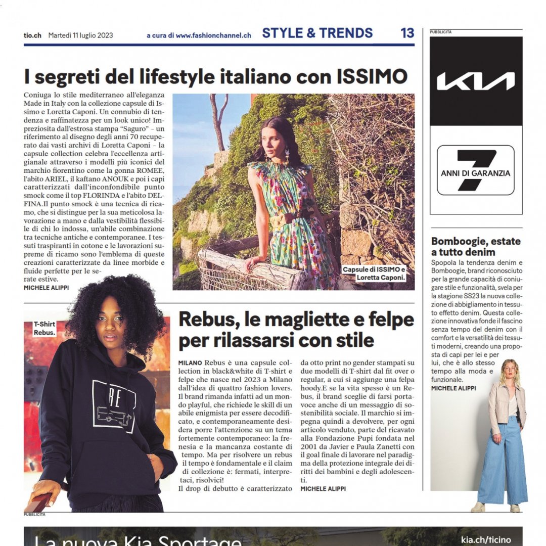 Fashionchannel.ch scrive su “20 minuti” (11 luglio)