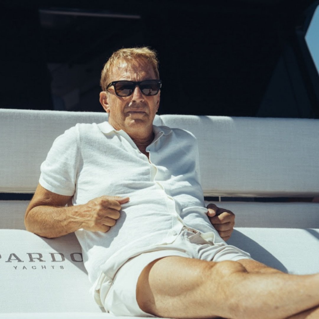Kevin Costner sul Pardo Yachts
