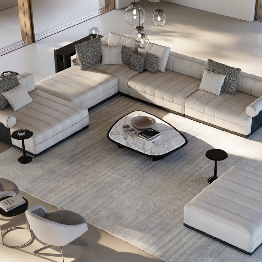 AUGUSTE: il divano modulare che ridefinisce comfort ed eleganza contemporanea