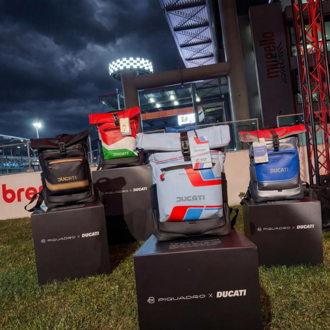 Piquadro e Ducati celebrano 100 anni con una capsule esclusiva da collezione