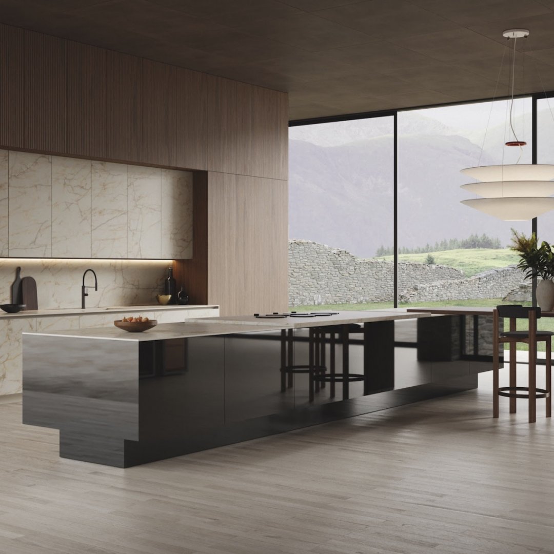 Snaidero rinnova cucina e living con finiture ispirate alla bellezza della natura