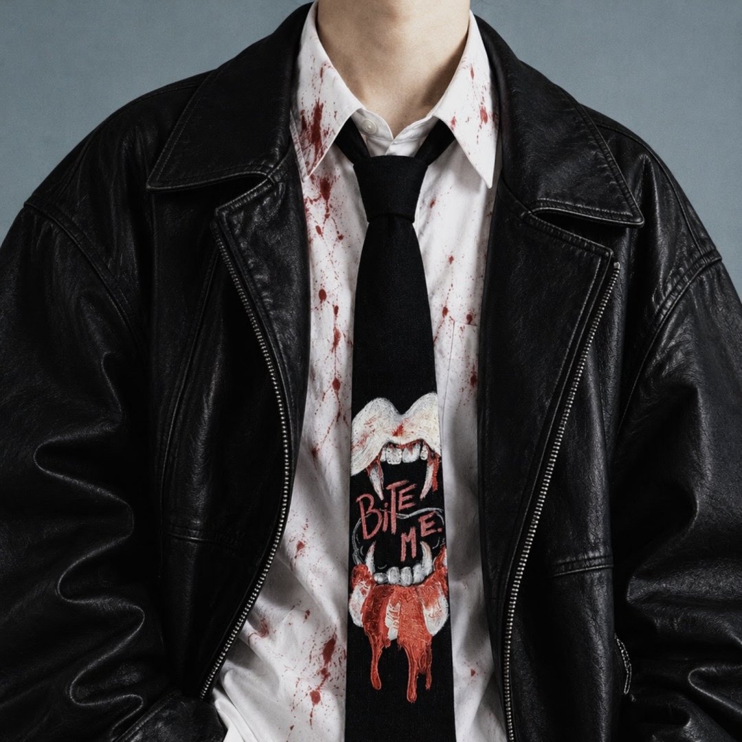 Halloween, la cravatta diventa un manifesto di stile fuori dagli schemi